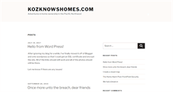 Desktop Screenshot of kozknowshomes.com
